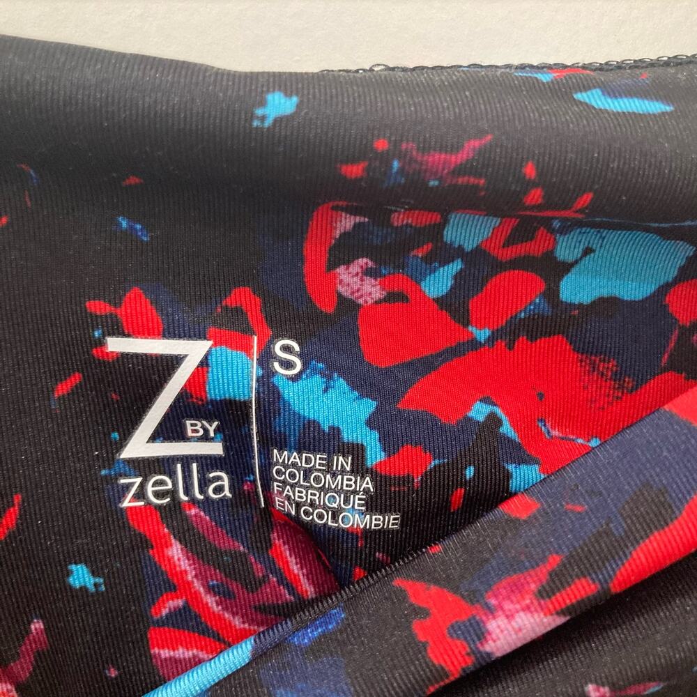 Z by Zella Black, Red & Blue Activewear Leggings Size Small - Picture 6 of 9